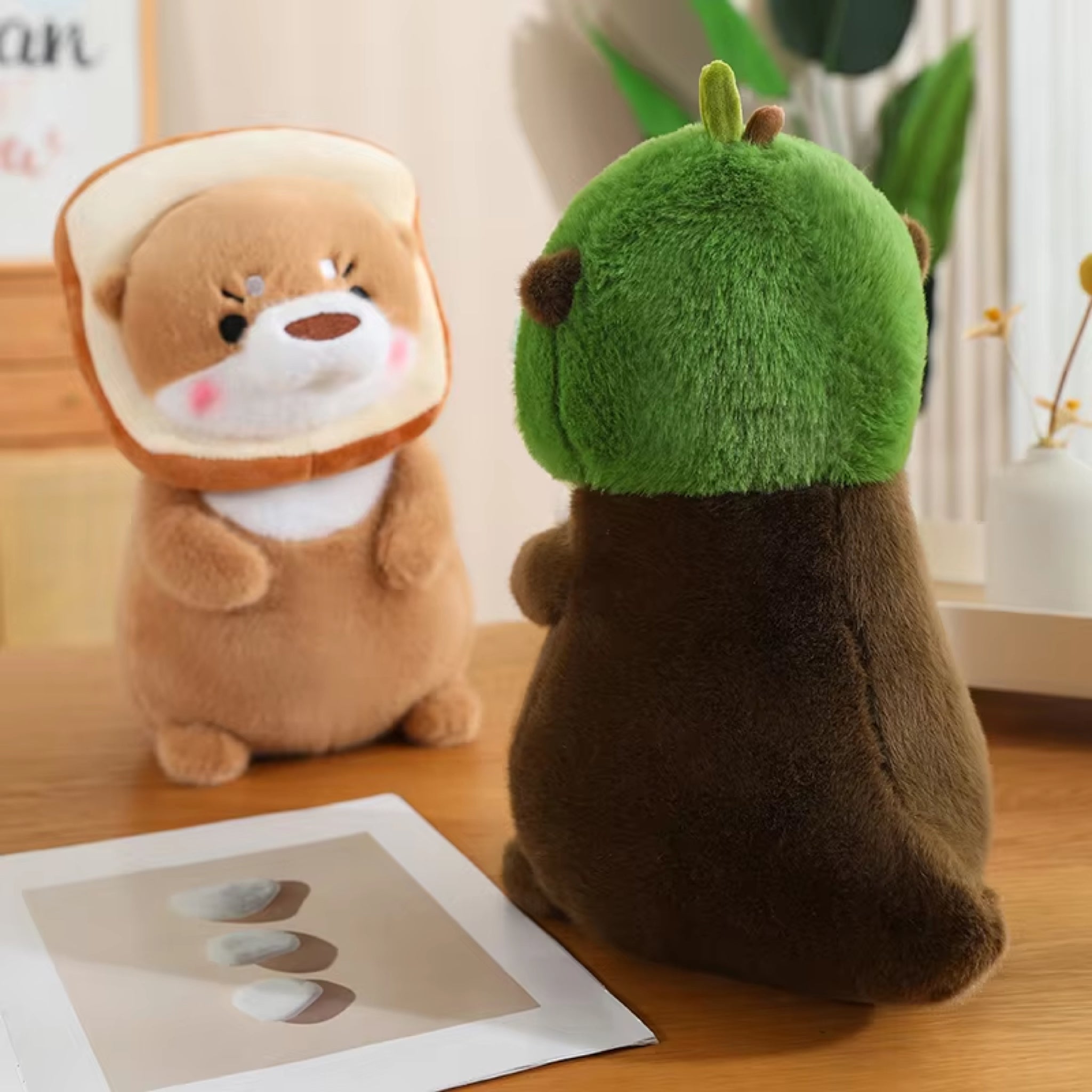 Kawaii Otter Plush With Hats