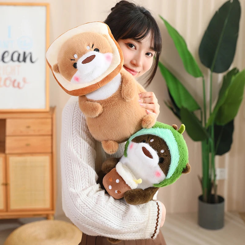 Kawaii Otter Plush With Hats