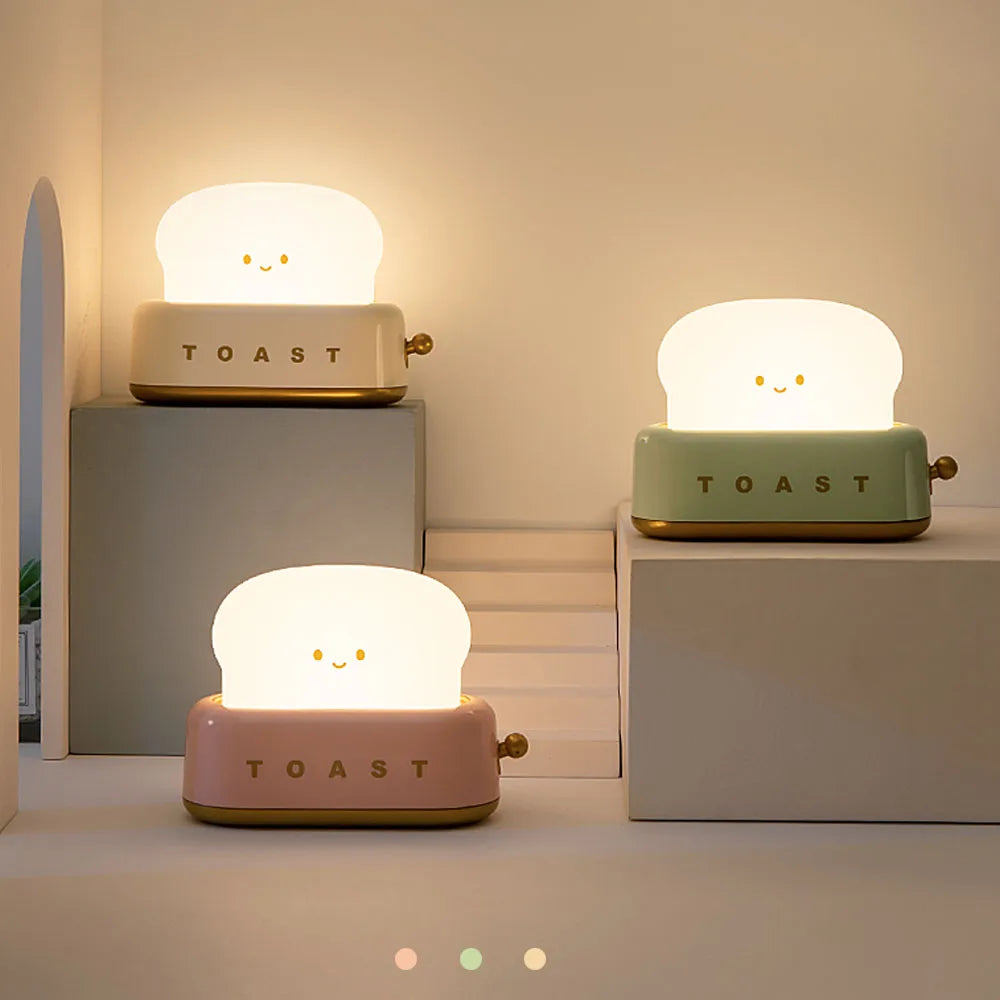 Mini Kawaii Toaster Lamp