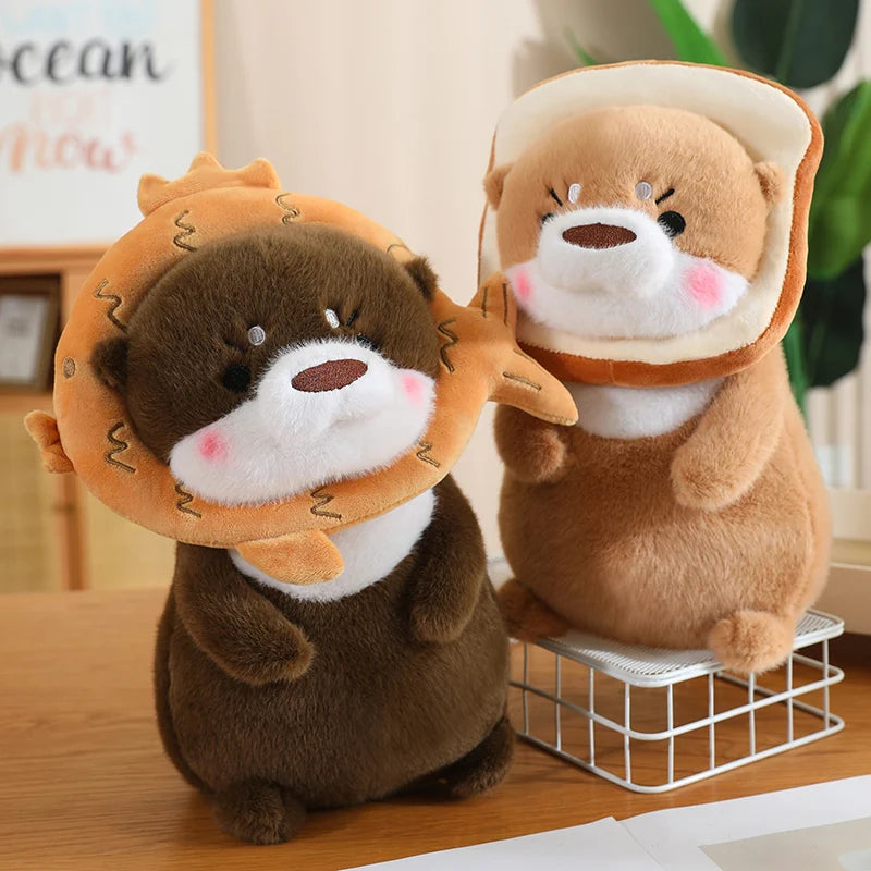 Kawaii Otter Plush With Hats