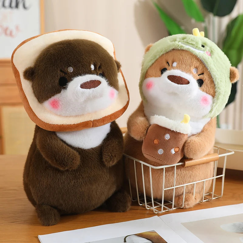 Kawaii Otter Plush With Hats