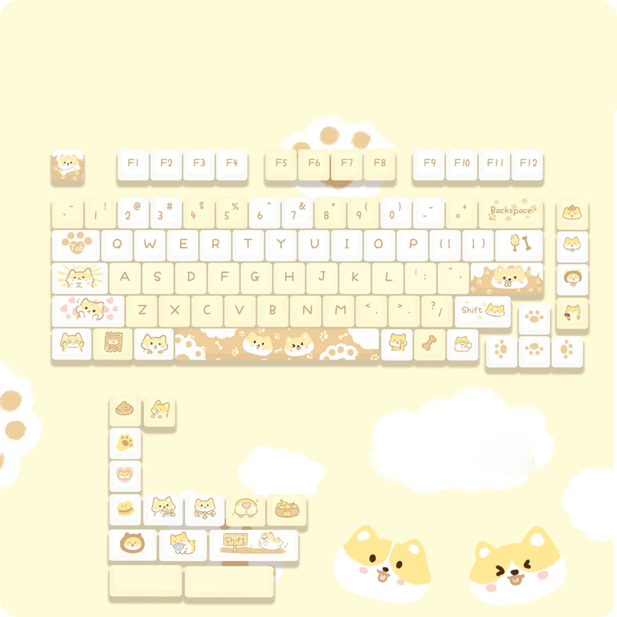 MOA Keycaps Dessert Animal - 95Keys