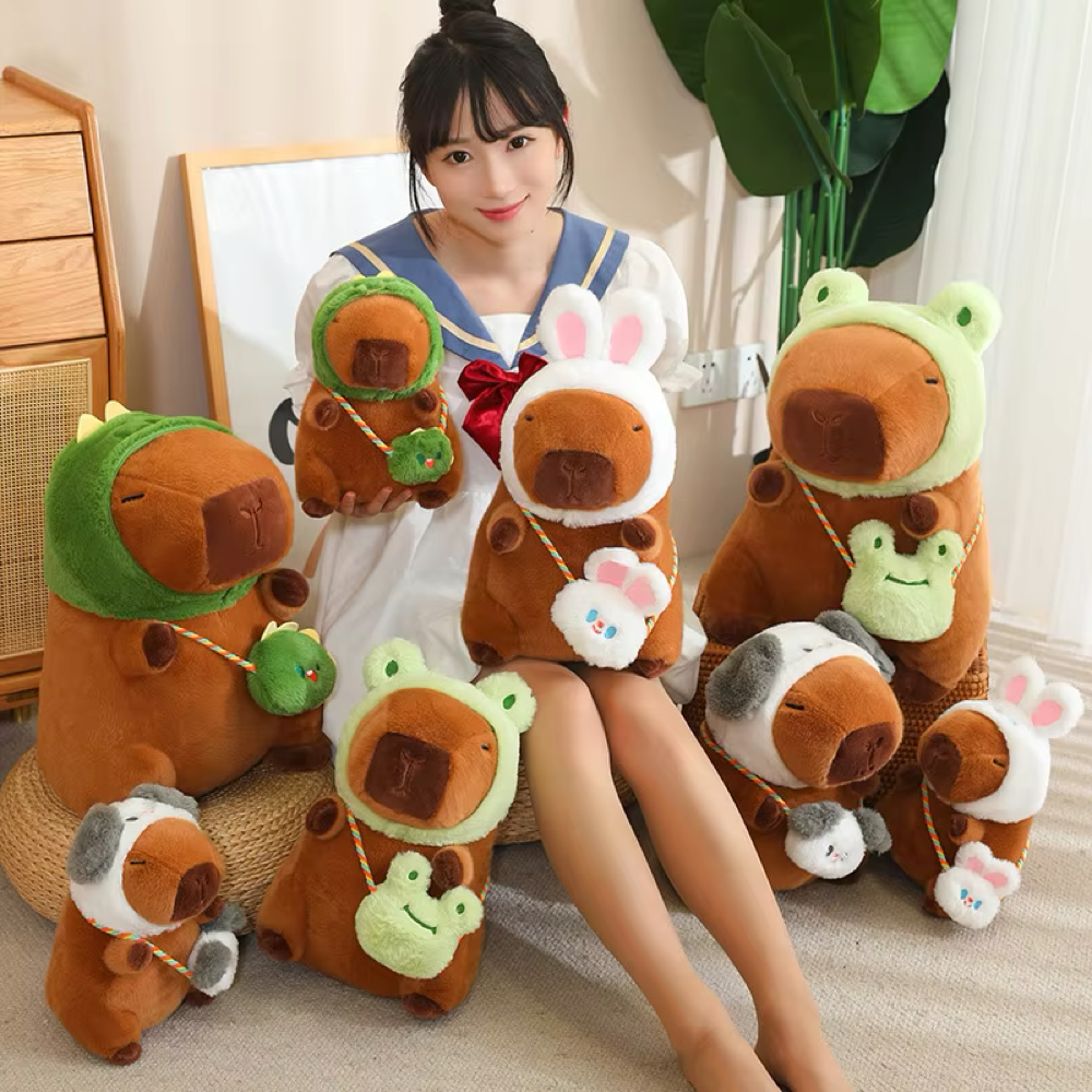 Frog Capybara Plush