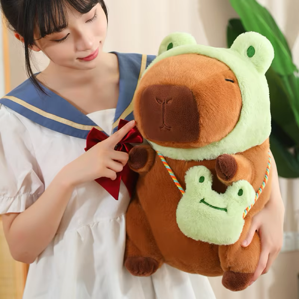 Frog Capybara Plush