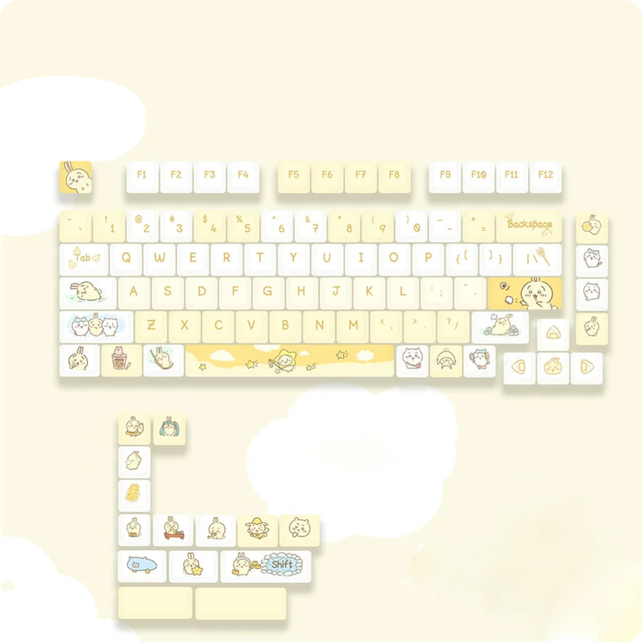 MOA Keycaps Dessert Animal - 95Keys